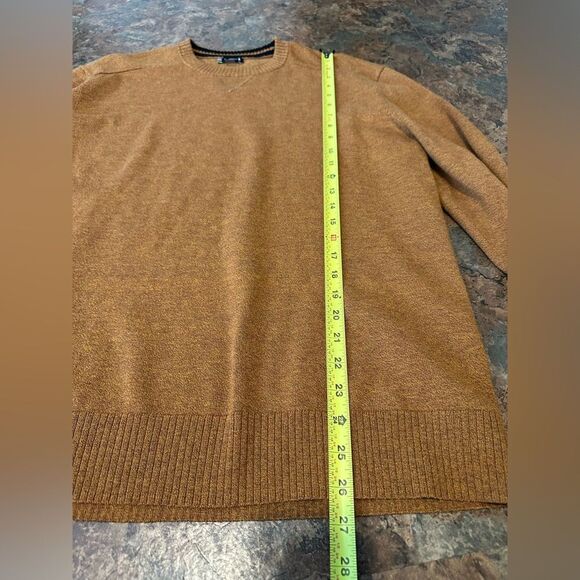 Smartwool Men's Sparwood Crew Sweater Pecan Brown-Squash - Picture 7 of 8